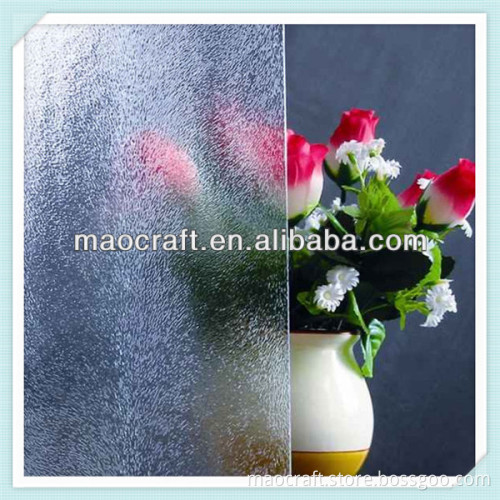 clear patterned glass
